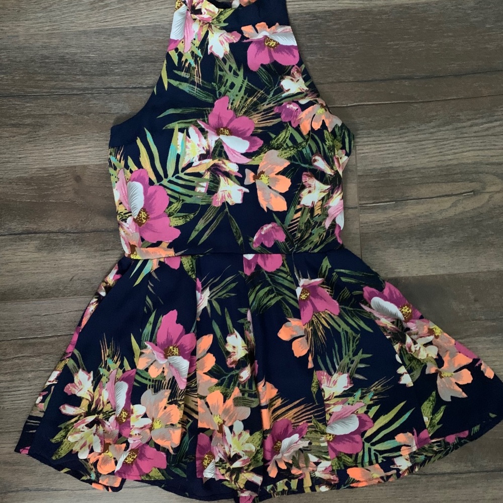MissBehave Girls Floral Romper